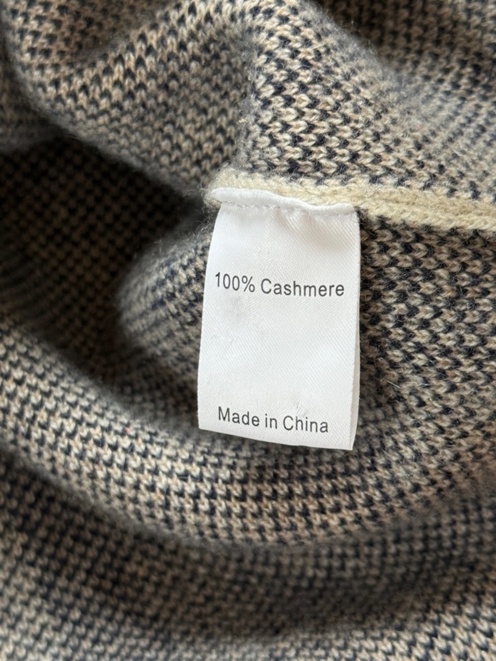 La Ligne Baja Striped Cashmere Hoodie In Heather Cream/heather Tan/navy size XS - Picture 10 of 13